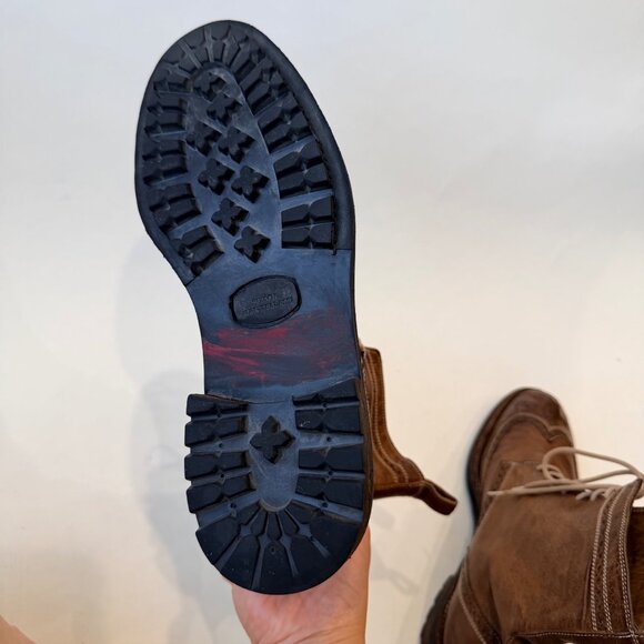 Sutor Mantellassi Men’s Leather Wingtip Brogue Lace-Up Boots - Picture 7 of 8